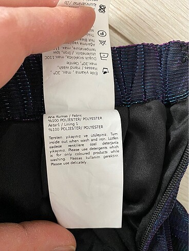 m Beden çeşitli Renk Twist Parlak Etek