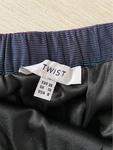 m Beden Twist Parlak Etek
