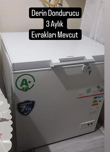 Yeni derin dondurucu