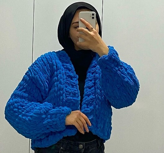 Puffy Hırka crop
