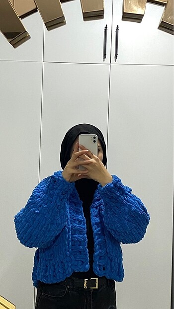 Stradivarius Puffy Hırka crop