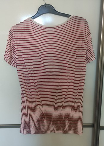 Collezione Kırmızı Çizgili Kadın Tişört