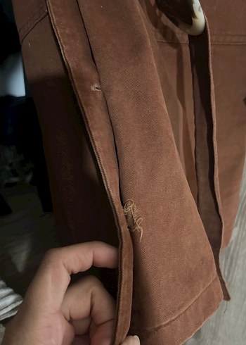 Kahverengi Süet Midi Elbise - Görsel 8