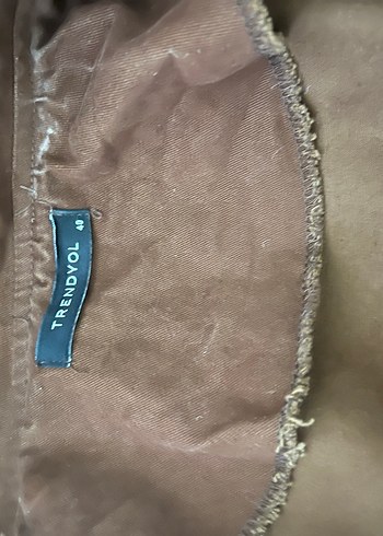 Kahverengi Süet Midi Elbise - Görsel 7