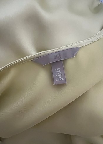 Parlak sarı Kısa Kadın elbise - Görsel 4