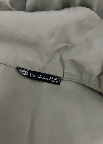 Yeşil Fermuarlı Kısa Kollu Kadın Tulum - Görsel 3