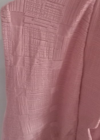 Pembe Kısa Kollu Hamile Keten Tişört - Görsel 8