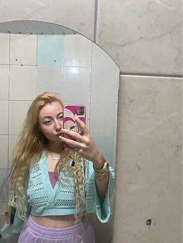 Mavi hırka
