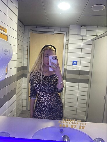 Zara Leopar elbise