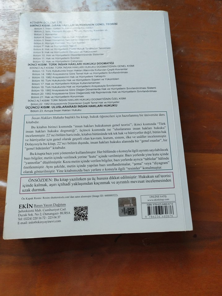 İnsan Hakları Hukuku - Kemal Gözler - Görsel 4