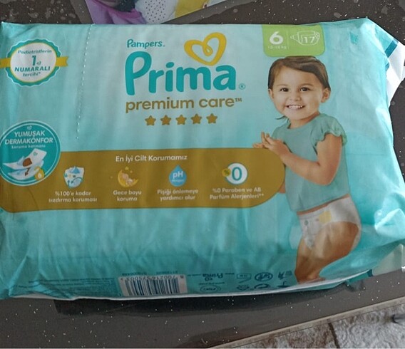 Prima Prima premium care 6 numara bebek bezi