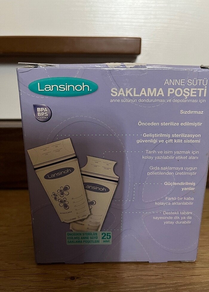 Lansinoh süt saklama torbası - Görsel 2