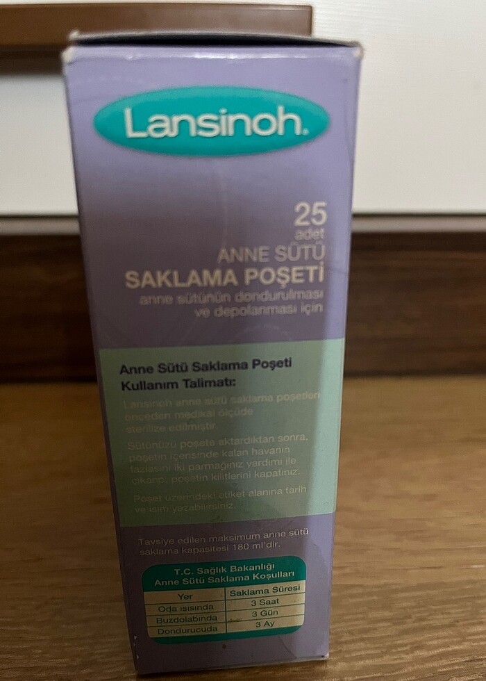 Lansinoh süt saklama torbası - Görsel 4