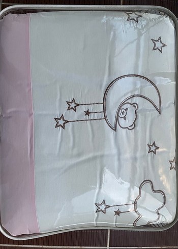 Nakışlı Gri Çocuk Uyku Seti - Görsel 2