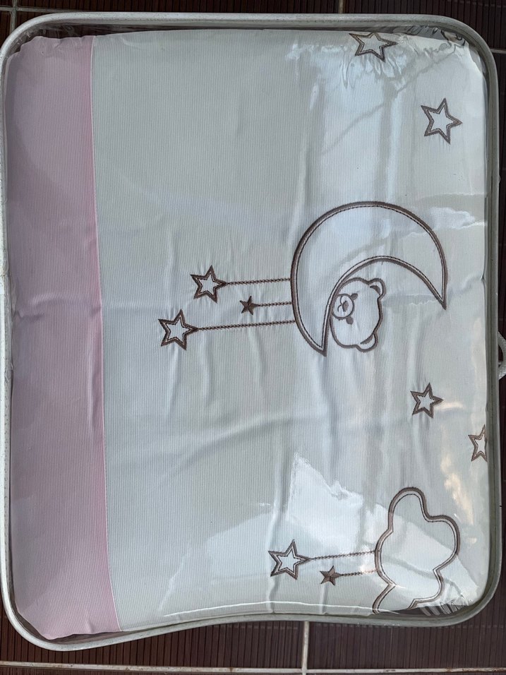 Nakışlı Gri Çocuk Uyku Seti - Görsel 2