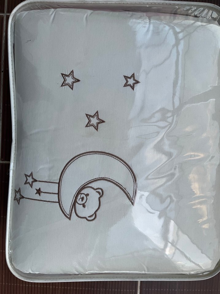 Nakışlı Gri Çocuk Uyku Seti - Görsel 5