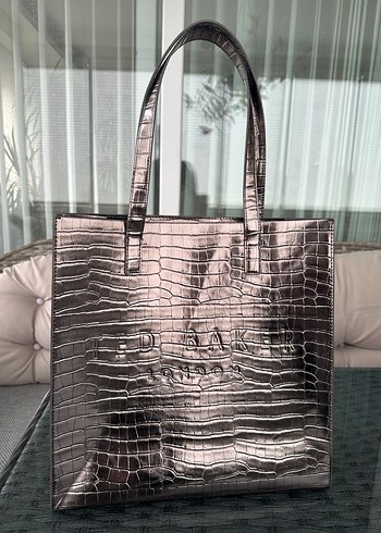 Ted Baker Gri Deri Kadın Çanta - Görsel 4