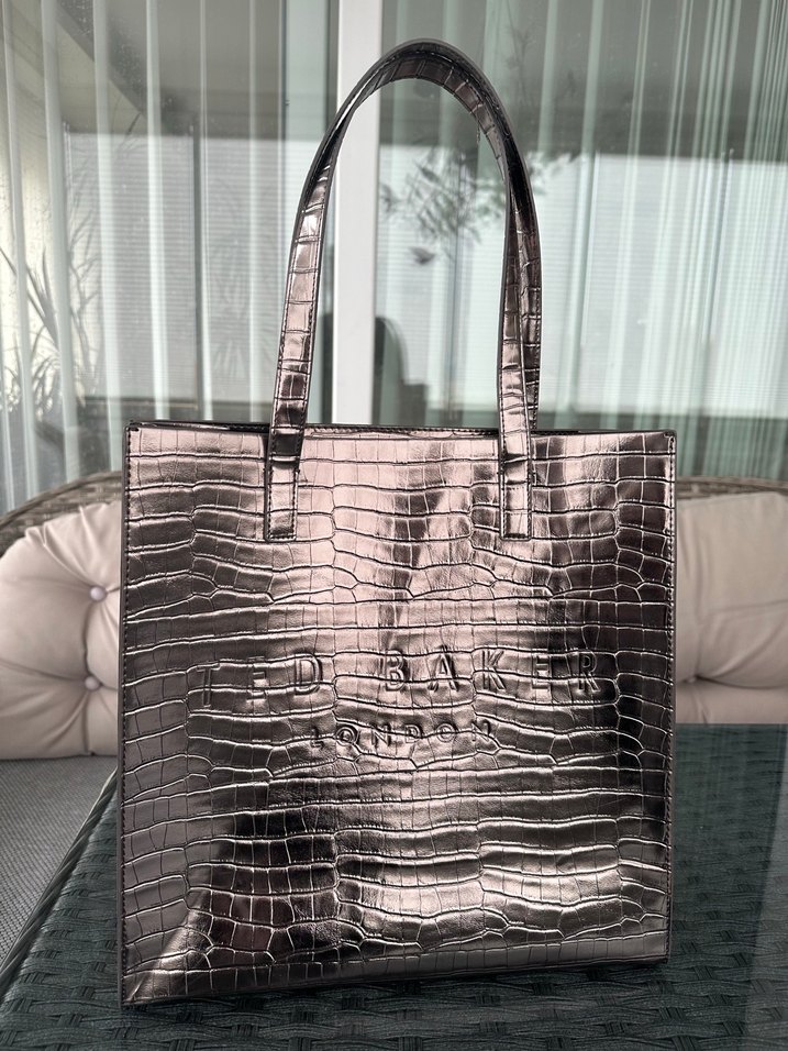 Ted Baker Gri Deri Kadın Çanta - Görsel 4