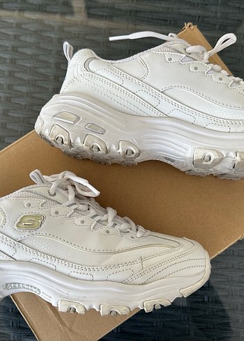Skechers Beyaz Spor Ayakkabı - Görsel 3