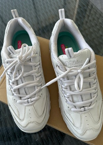 Skechers Beyaz Spor Ayakkabı - Görsel 5