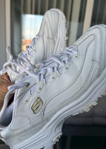 Skechers Beyaz Spor Ayakkabı - Görsel 7
