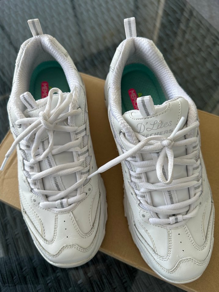 Skechers Beyaz Spor Ayakkabı - Görsel 5