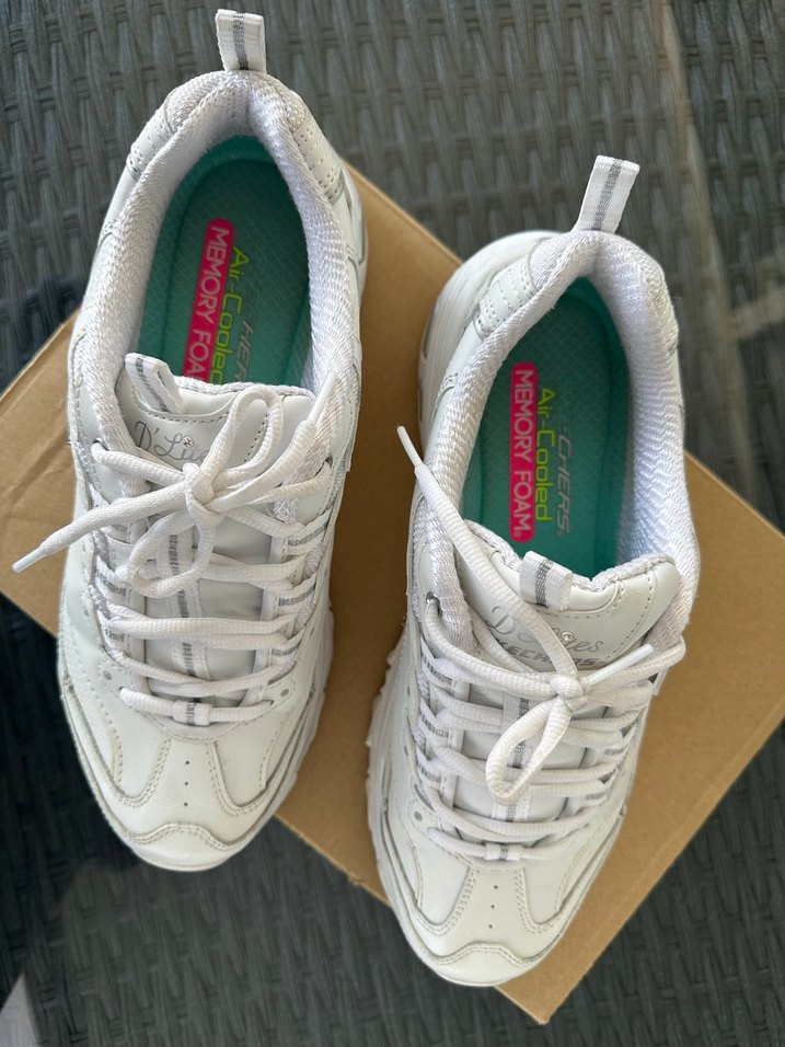 Skechers Beyaz Spor Ayakkabı - Görsel 4