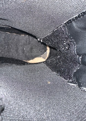 Siyah Parlak Lastik Topuklu Gotik Kadın Bot - Görsel 8