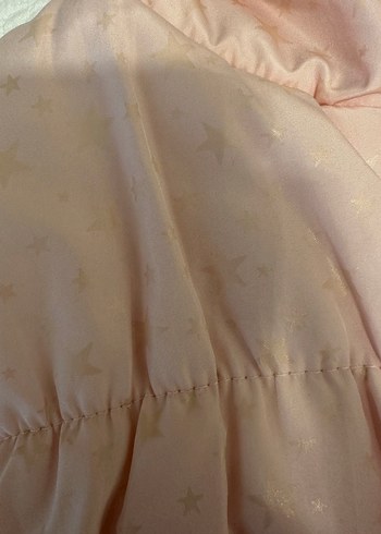 Kız Çocuk Kapüşonlu Pembe Şişme Yelek - Görsel 6