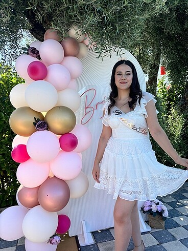 xl Beden beyaz Renk Bride elbise