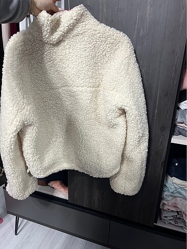m Beden Peluş Mont Kaliteli