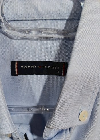 Tommy Hilfiger Mavi Pamuklu Uzun Kollu Erkek Gömlek