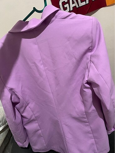 l Beden mor Renk Blazer ceket