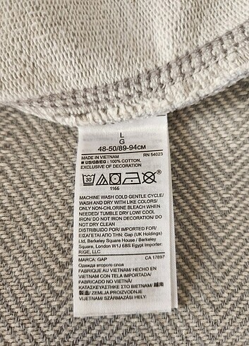 Yeni Orijinal GAP Erkek gri Logo Şort - Görsel 7