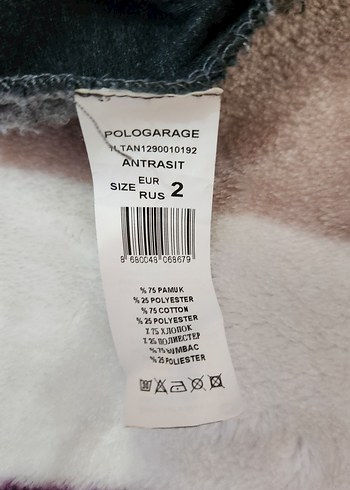 kadin kapüşonlu panço Pologarage - Görsel 4