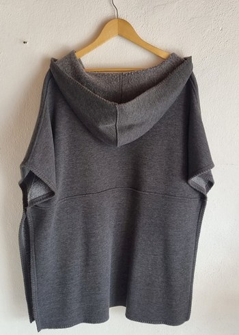 kadin kapüşonlu panço Pologarage - Görsel 2