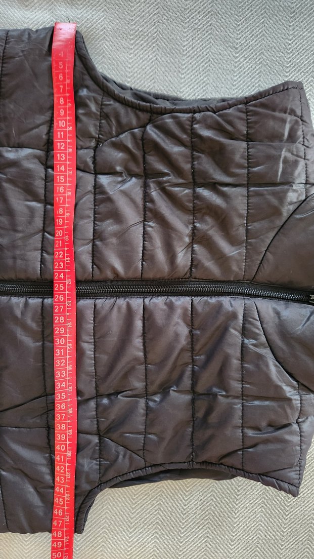 Siyah Fermuarlı Yüksek Yakalı Kadın Yelek - Görsel 3