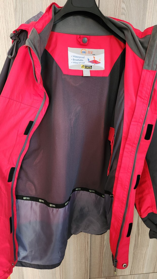 Freecamp 3in1 Softshell Erkek Kirmizi Outdoor Mont - Görsel 4