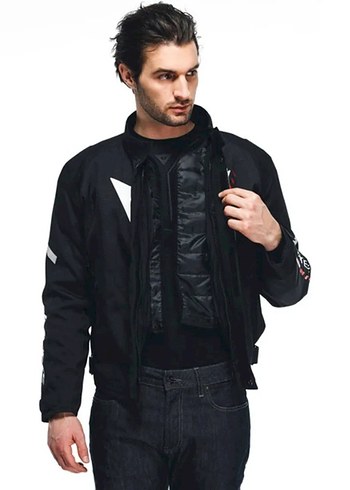 Dainese Veloce Black White Lava Red D-Dry Mont ORİJİNAL - Görsel 2