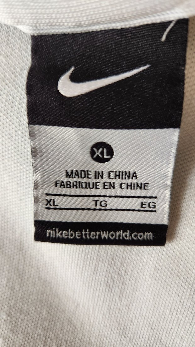 ORİJİNAL NİKE Beyaz Fermuarlı erkek Eşofman Üstü - Görsel 5