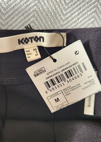 Mini Pilell kadın Etek Fermuarlı Yeni Coton - Görsel 6