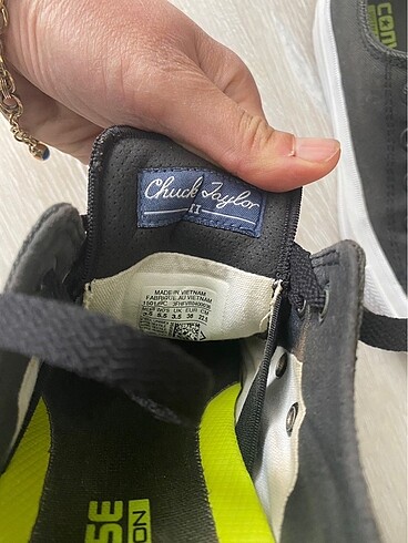 36 Beden siyah Renk Converse chuck taylor