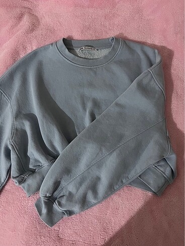 Zara zara crop sweatshirt