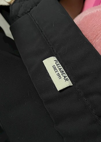 Pull&Bear siyah sırt çantası - Görsel 8