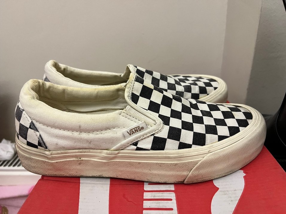Vans checkerboard spor ayakkabı - Görsel 4