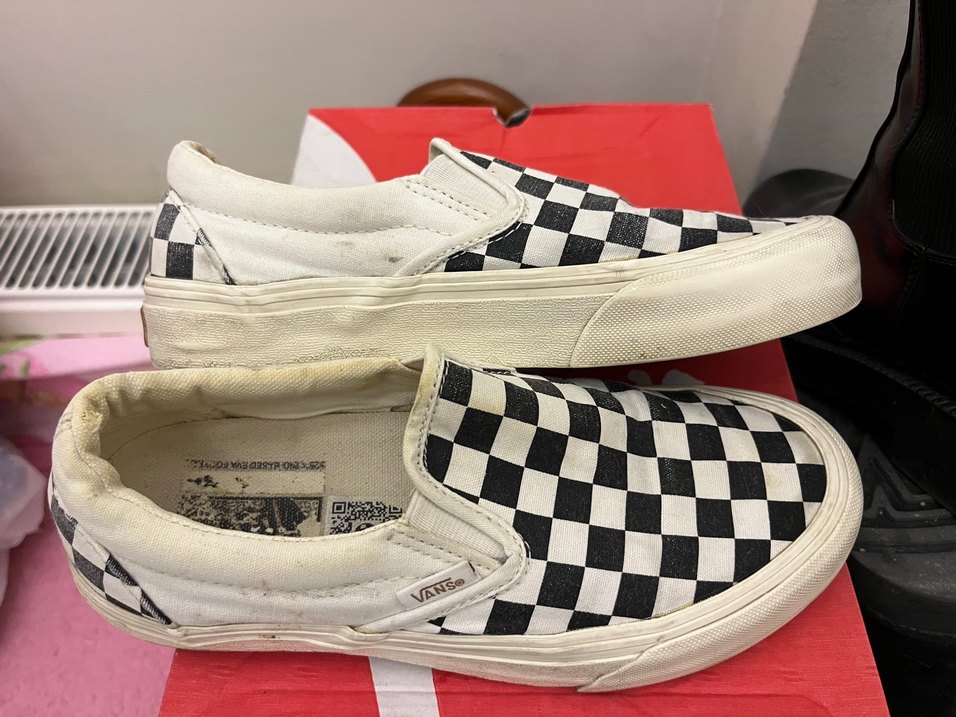 Vans checkerboard spor ayakkabı - Görsel 5