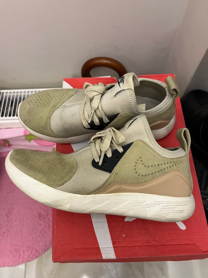 Nike Bej  Kadın Spor Ayakkabı - Görsel 2