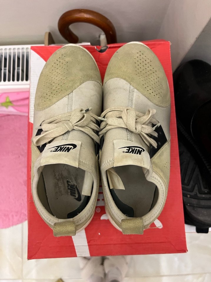 Nike Bej  Kadın Spor Ayakkabı - Görsel 4