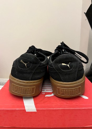 Puma Suede Siyah Süet Spor Ayakkabı - Görsel 5