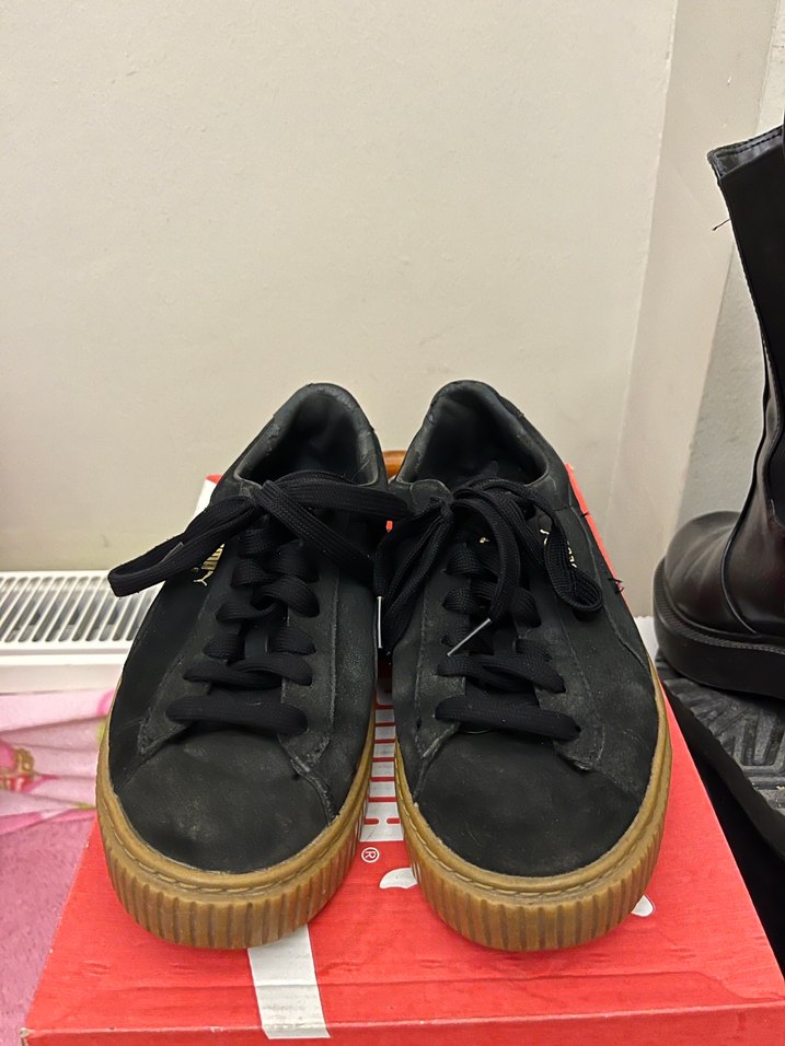 Puma Suede Siyah Süet Spor Ayakkabı - Görsel 3